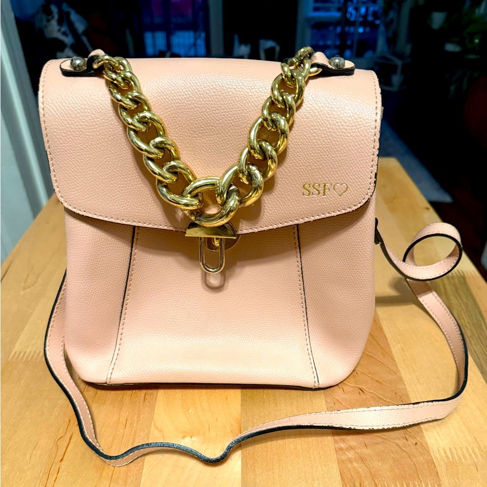 Pink Genuine Leather Purse